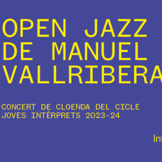 joves intèrprets MANUEL VALLRIBERA
